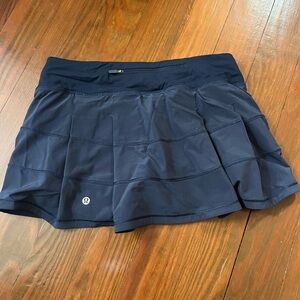 Lululemon Navy Size 6 Reg Tennis Skirt